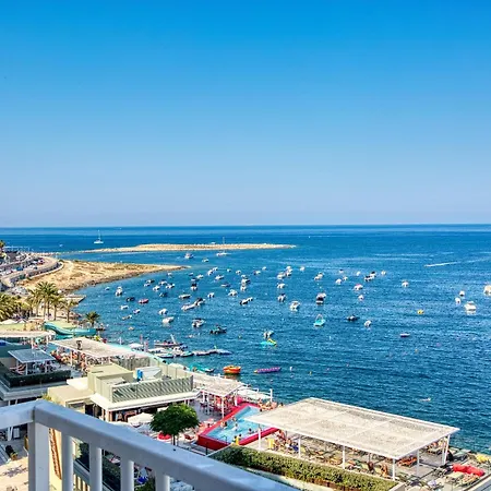 Beautiful Seafront With Comfy Beds, Ac & Wifi By 360 Estates Apartment St. Paul's Bay